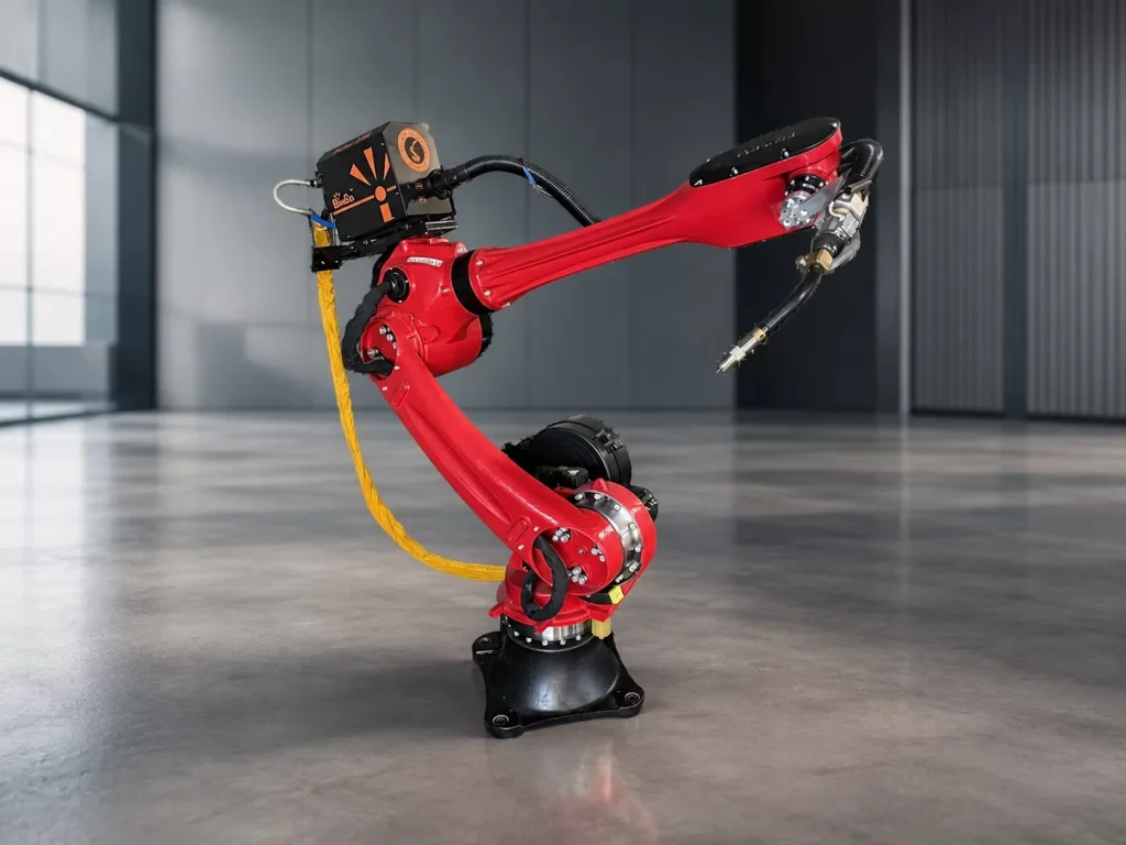 Robot spawalniczy RBR 2110S Roboteus z automatem MIG
